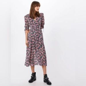 NWT The Kooples Candy Flowers printed wrap dress